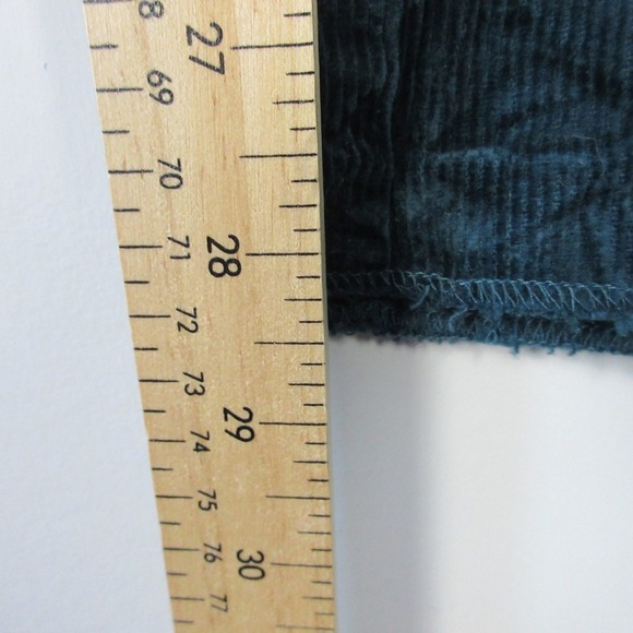 Banana Republic Corduroy Straight Leg Trousers Women Blue 12 Cotton Casual 558 - Picture 11 of 12